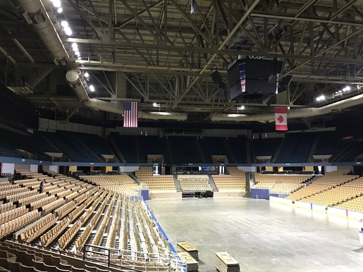 Lighting Project Complete at DCU Center