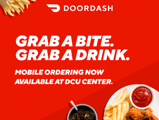 DoorDash Mobile Ordering and Pickup Now Available at the DCU Center