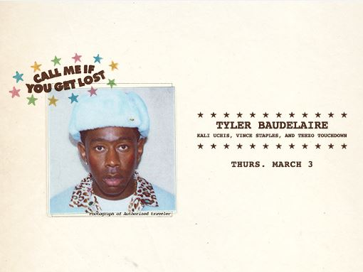 Tyler, the Creator Call Me If You Get Lost Tour 2022